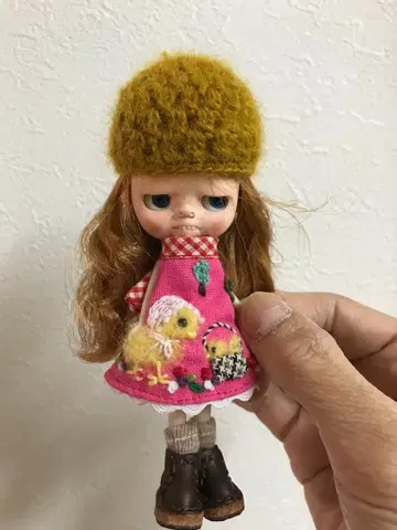 커스텀 미니 브라이스 핑크 드레스 작가님