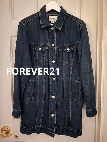 FOREVER 21 다크 데님 G 재킷 S 사이즈