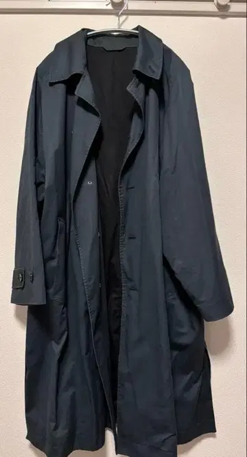 UNIQLO U 다크 블루 트렌치코트