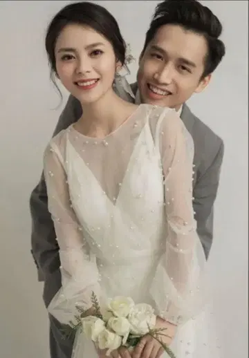 화이트 웨딩 드레스