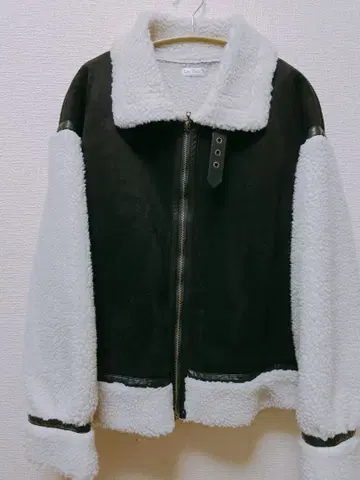 시마무라 여성용 스웨이드 보아 절개 점퍼 겉옷 새상품