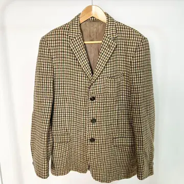 영국제 Dunn&Co 해리스 트위드 하운드투스 패턴 테일러드 자켓