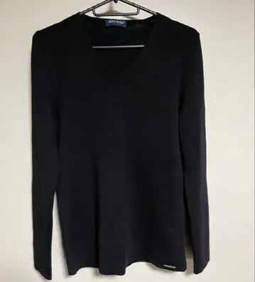 SAINT JAMES 세인트 제임스 블랙 V넥 니트 사이즈 40