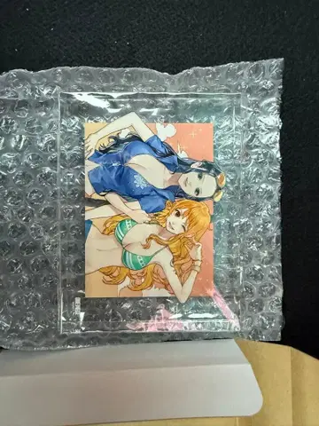 ONE PIECE 아크릴 블록 나미 로빈 ZOZOTOWN 콜라보