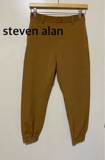 steven alan 스티븐 앨런 브라운 캐주얼 팬츠 울 혼방