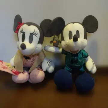 미키 미니 봉제 인형 세트 2002년 제조