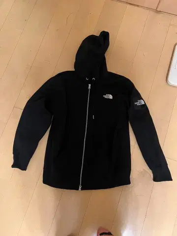 The North Face 블랙 풀 집업 후드티 1회 착용 새상품급