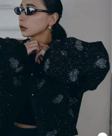 AMERI VINTAGE 아메리 빈티지 하트 라메 니트 가디건 FREE