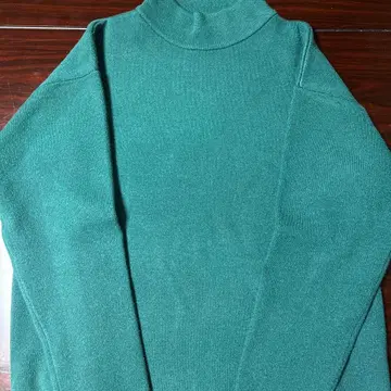 tk. TAKEO KIKUCHI 그린 터틀넥 스웨터