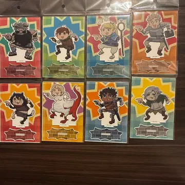 던전밥 요시! 아크릴 스탠드 8개 컴플리트 세트