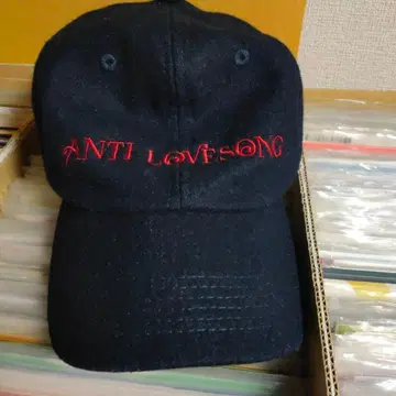 ANTI lovesONG 야구 모자 네이비