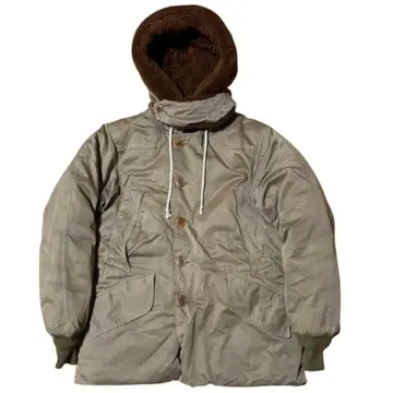 희소 WAREHOUSE 복각 B-9 다운 자켓 무스탕 사이즈 36