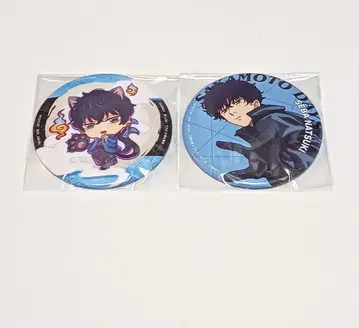 남코 한정 사카모토 데이즈 캔뱃지 세바 나츠키 2세트