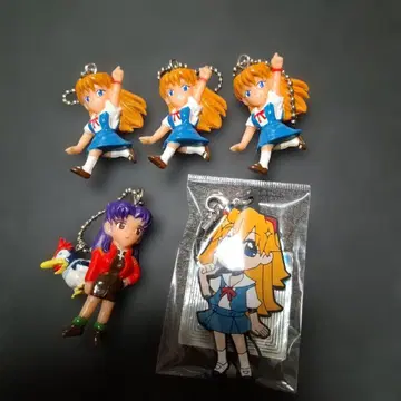 에반게리온 키링 5개 세트