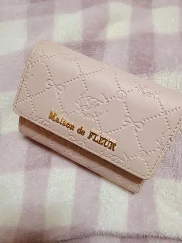 Maison de FLEUR 컬러 모노그램 지갑
