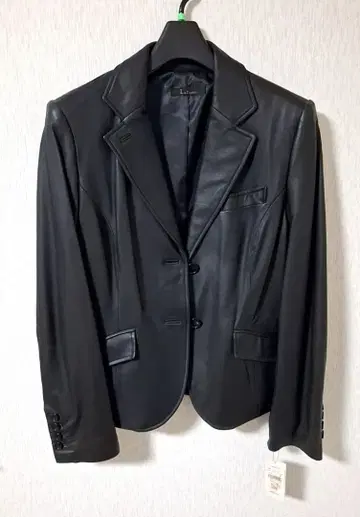 램 가죽 LaTorre 블랙 가죽 자켓