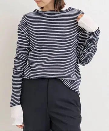 라빠르망 BORDER RIB LONGSLEEVE T-SHIRT 새상품