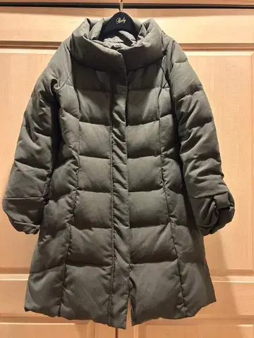 RUIRUE BOUTIQUE 올리브 그린 롱 다운 자켓