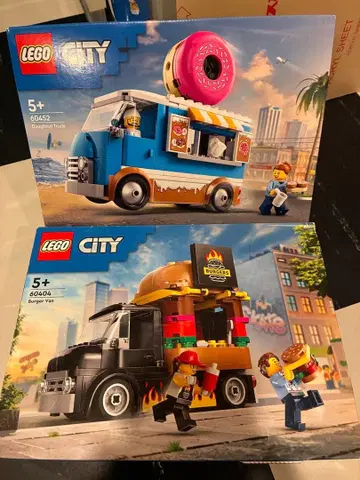 LEGO CITY 도넛 트럭 & 버거 트럭 세트 새상품