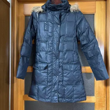 New Balance 퍼 포함 다운 코트 네이비 M 사이즈