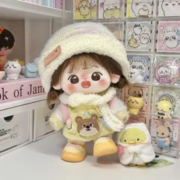 20cm 봉제 인형용 옷 갈아입기 의류 세트 활 옷 5점 세트