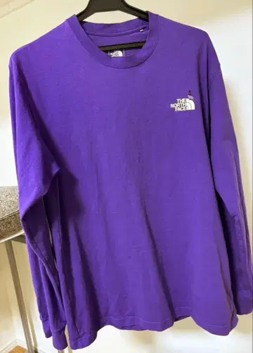 THE NORTH FACE 보라색 긴팔 셔츠