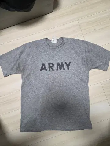 ARMY 그레이 T셔츠