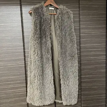 그레이 퍼풍 롱 베스트