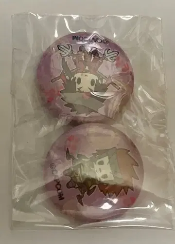 전국BASARA 사루토비 사스케 사나다 유키무라 캐릭터 캔뱃지 2개 세트