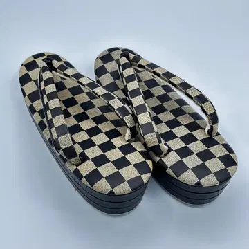 [일본제] 소가죽 조리 격자 무늬 멋내기용 평소 사용 M 사이즈