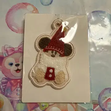 2025 디즈니 크리스마스 리루린린 키체인 빨간색 레드