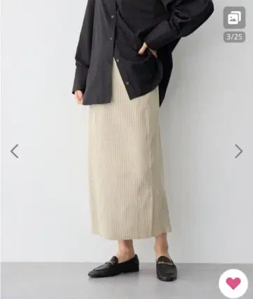 anyfee 리브 니트 스커트 썸머