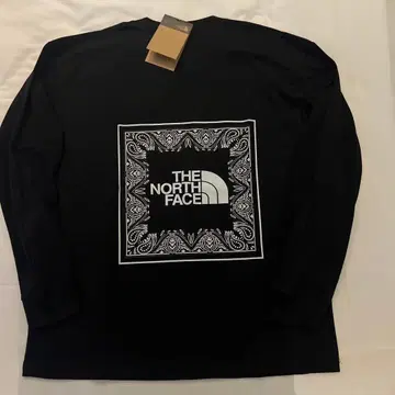 미사용 새상품 THE NORTHFACE 긴팔T셔츠 L 사이즈 블랙