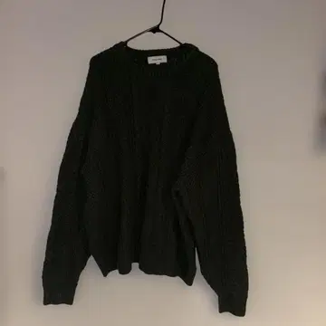 니트 스웨터 그린 L 사이즈