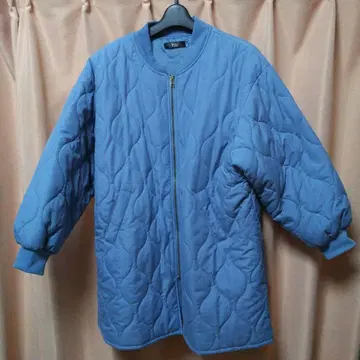 4L 사이즈 충전솜 코트 블루