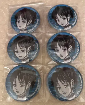 진격의 거인 미카사 헥사라이드 캔뱃지 스쿨 카스트 6개