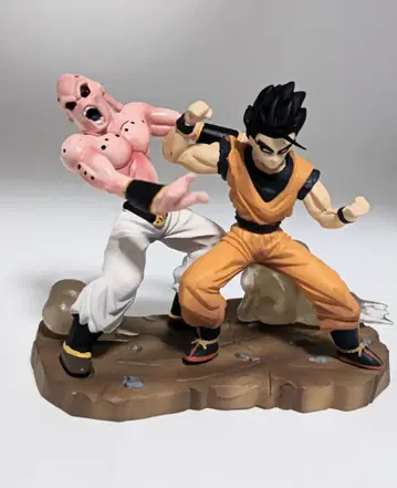 드래곤볼 캡슐 피규어 오반 VS 마인 부우 드라캅