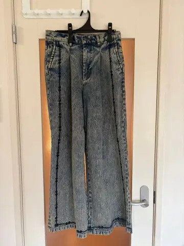 [ HIGH-GATE ] 와이드 데님 팬츠