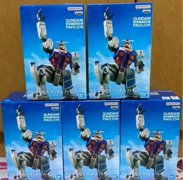 남코 한정판 RX-78F00/E 건담 피규어 오사카 만박 5개 세트