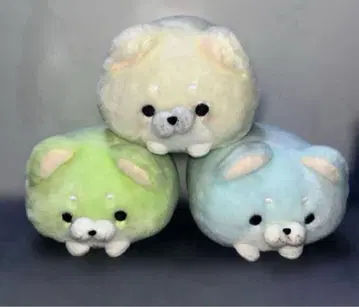 데굴데굴 강아지 파스텔 시바견 YELL 봉제 인형