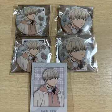 WIND BREAKER 위드브레이커 플라워 기프트 캔뱃지 카지 렌