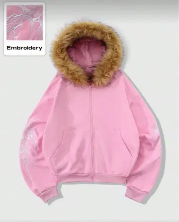 후드티 후디 퍼 긴팔 그런지 스트릿 y2k 해외 핑크