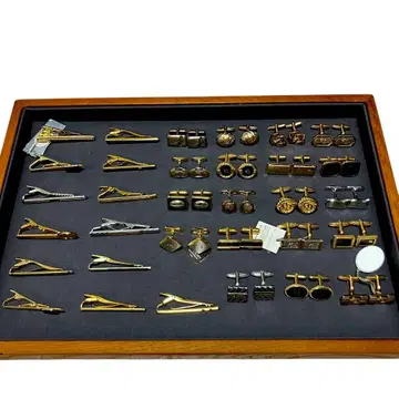 넥타이핀 커프스 단추 32개 세트 k_036