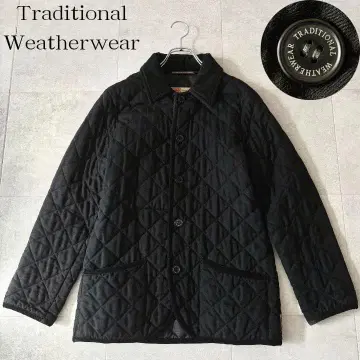 새상품급 트래디셔널 웨어 웨더 퀼팅 자켓 38 블랙