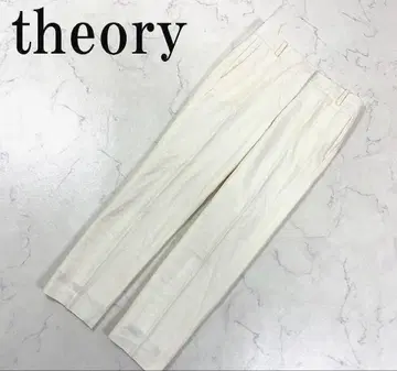 띠어리 센터 프레스 울 슬랙스 아이보리 00