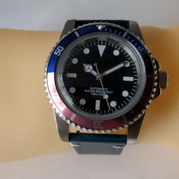 커스텀품 기계식과 같은 쿼츠로 환장 VH31 노 로고 다이버 워치