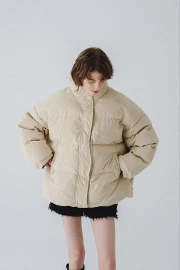 새상품 Eaphi CORDUROI PUFFY JACKET 아우터 다운