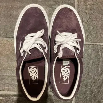 Vans 다크 퍼플 스웨이드 스니커즈 에라