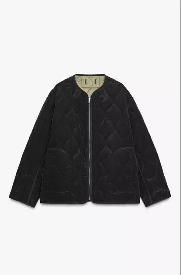 ZARA WOMAN COLLECTION 리버서블 퀼팅 자켓
