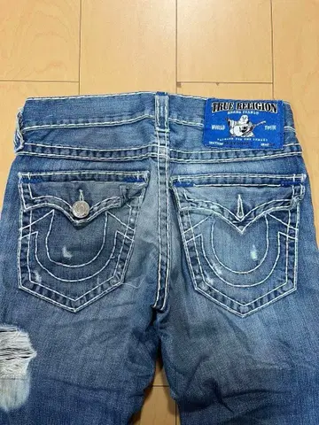 TRUERELIGION 데미지 데님